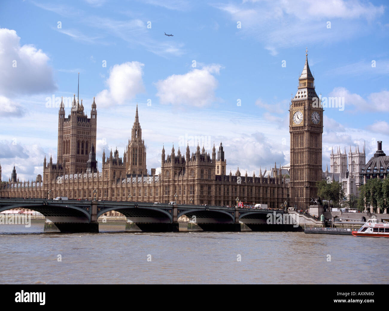 London, Casa del Parlamento, Nordost-Ansicht Foto Stock