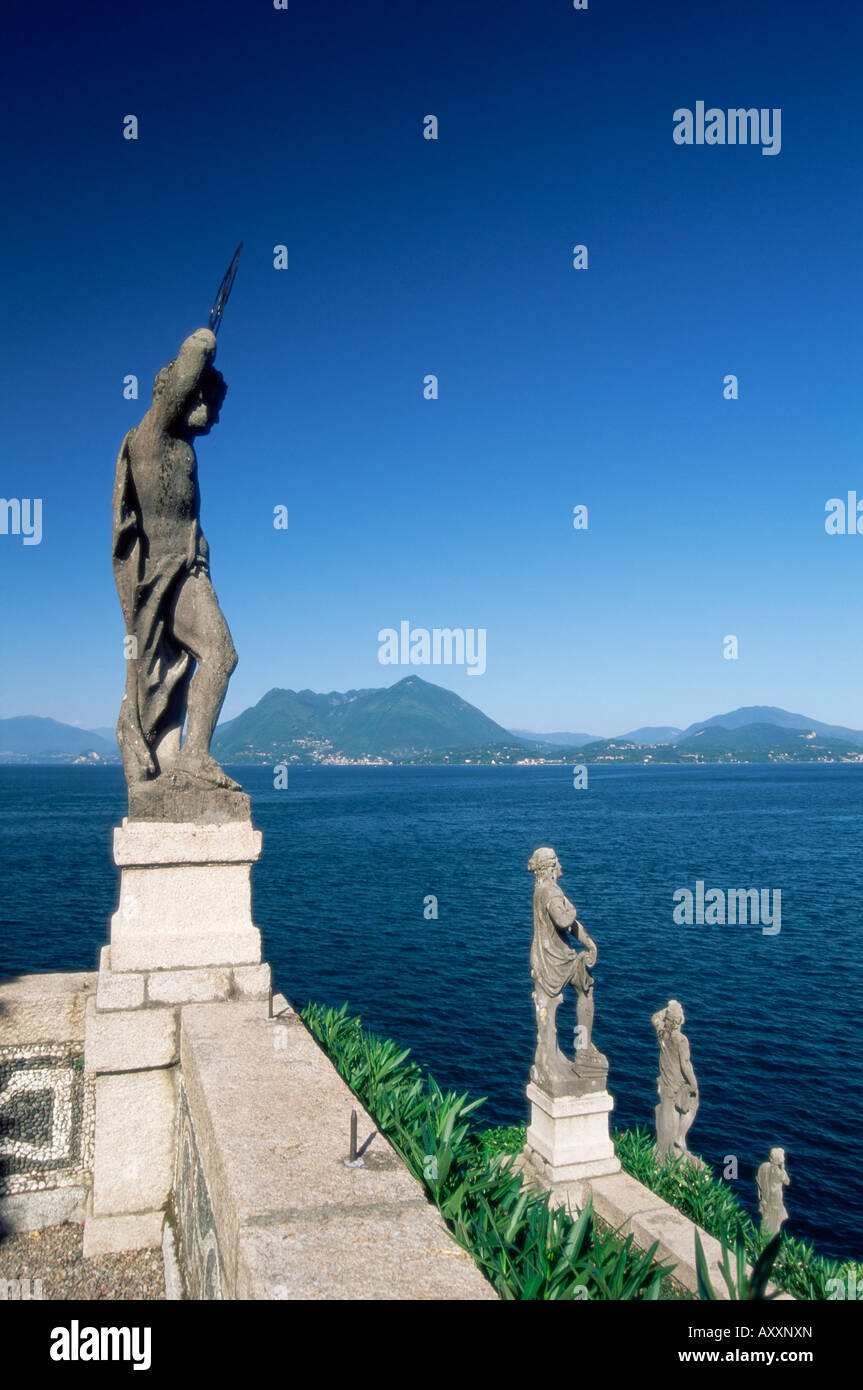 Isola Bella, Boromean isole, Lago Maggiore, laghi italiani, Piemonte (Piemonte), Italia, Europa Foto Stock