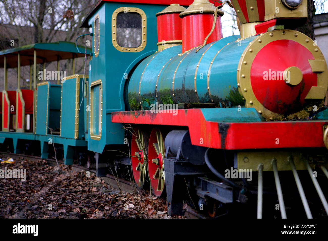 Un treno per bambini interrotta molti anni fa Foto Stock