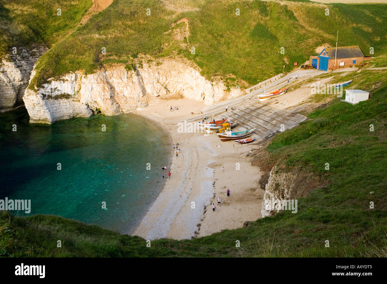 Flamborough Head Nord sbarco nello Yorkshire Foto Stock
