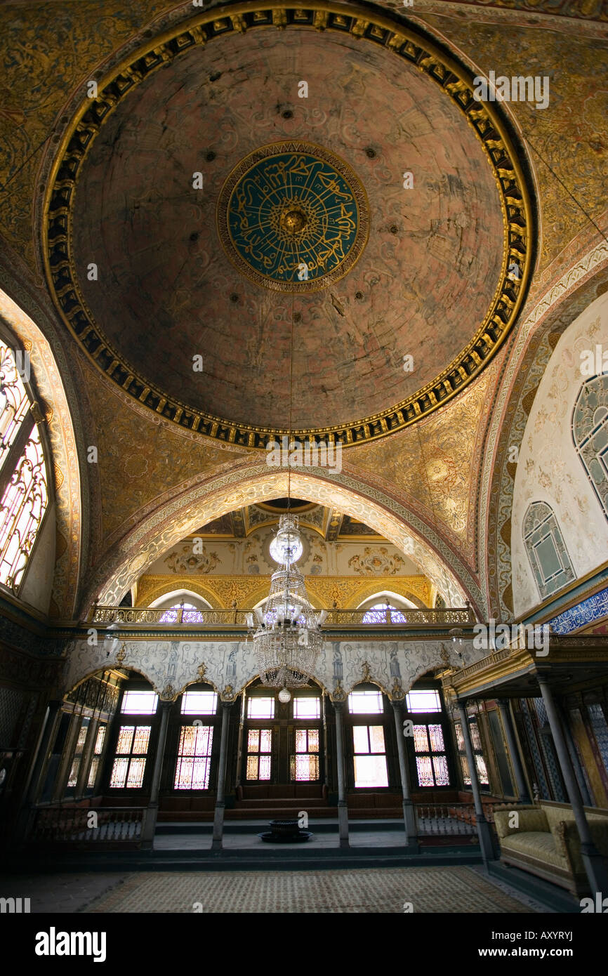 Istanbul, regione di Marmara, Turchia; il Divan Odasi o Camera di Stato, il palazzo di Topkapi Harem Foto Stock