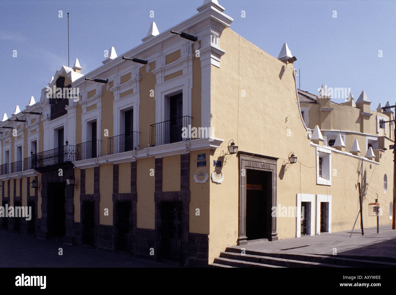 Puebla, Theatro Prinzipal, Eingangsbereich Foto Stock