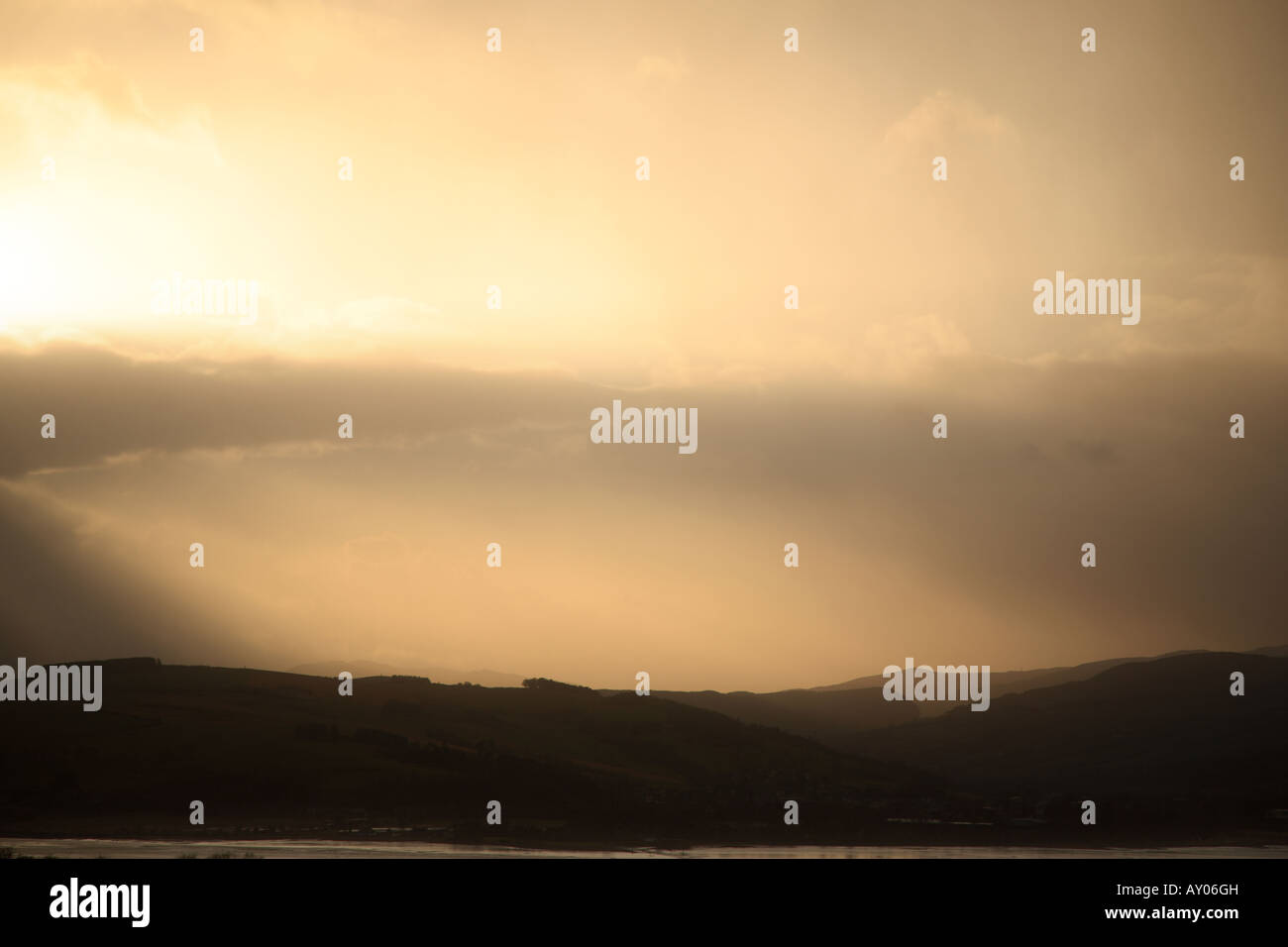 Paesaggio delle highlands scozzesi Foto Stock