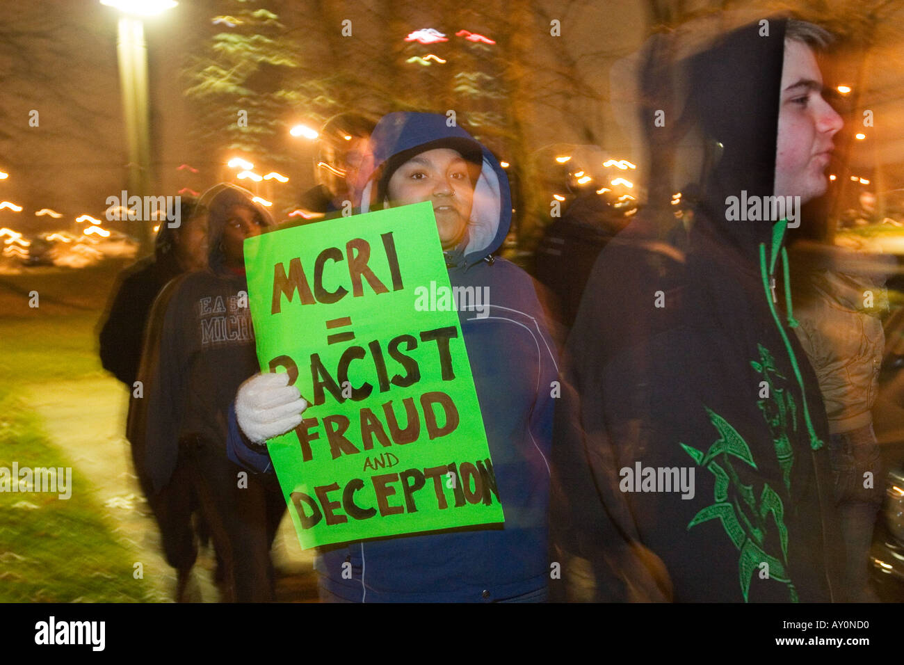 Supporto agli studenti azione affermativa Foto Stock