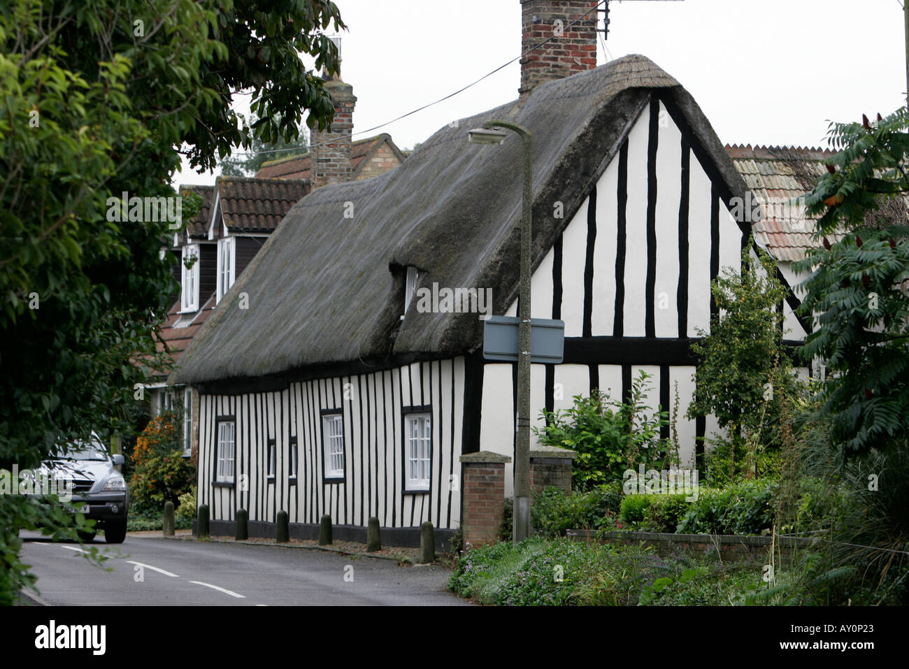 La struttura di legno edificio in Fen Drayton Cambridgeshire Foto Stock