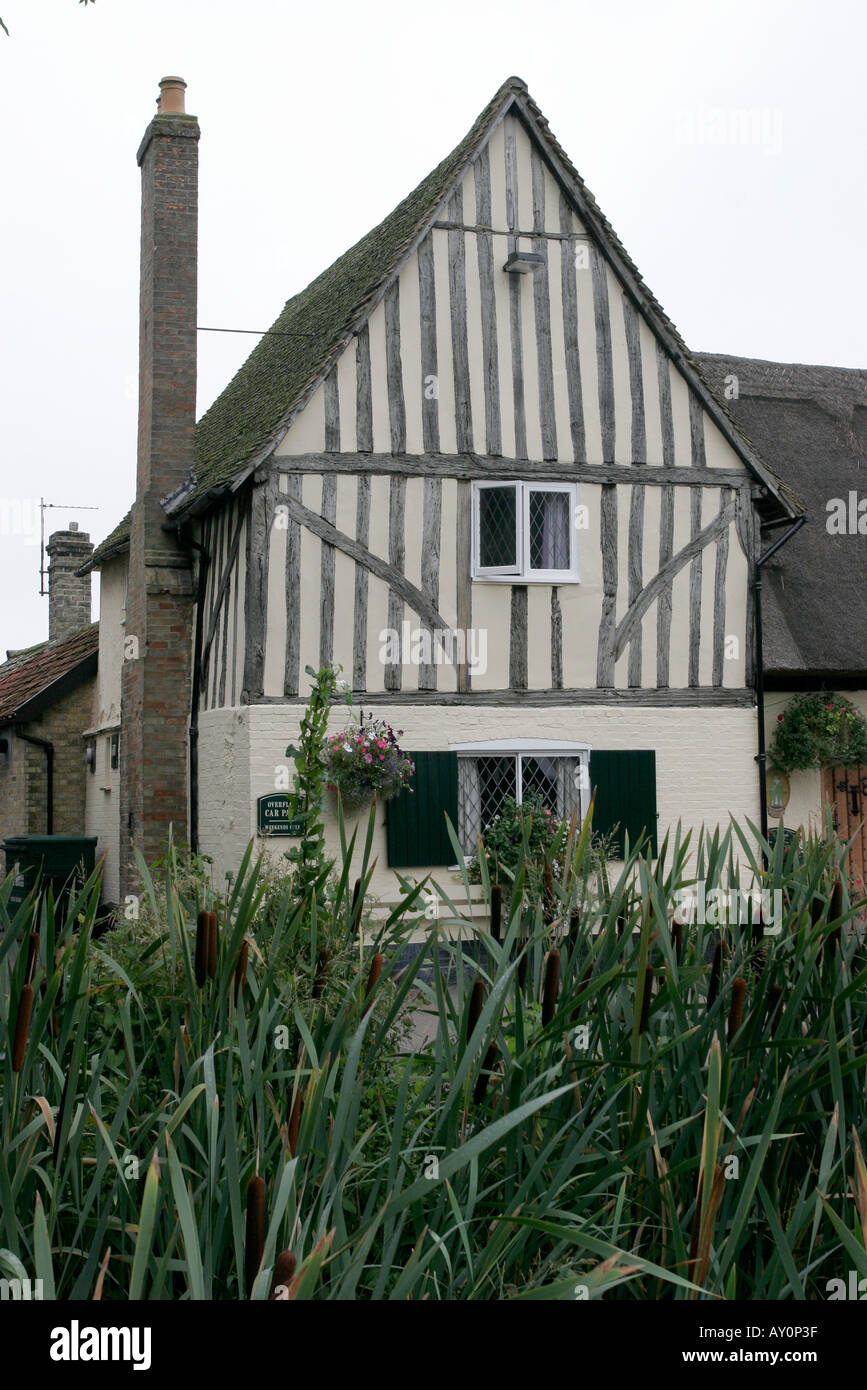 La struttura di legno edificio in Fen Drayton Cambridgeshire Foto Stock