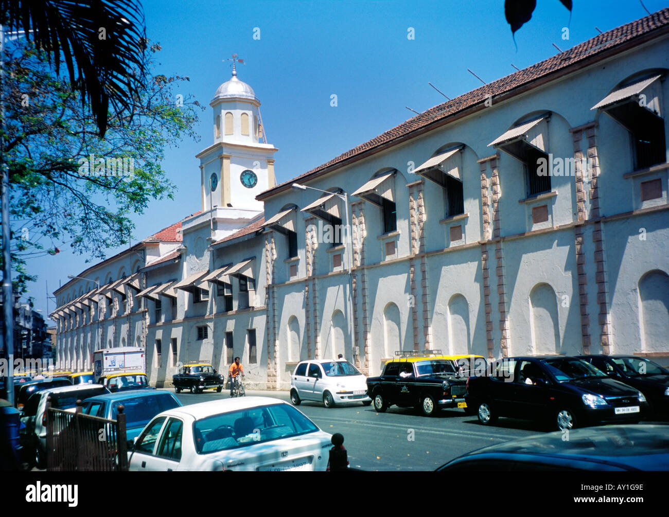 Casa doganale il primo edificio costruito da East Indian Company a Bombay del XVII secolo il vecchio forte Area Mumbai India Foto Stock