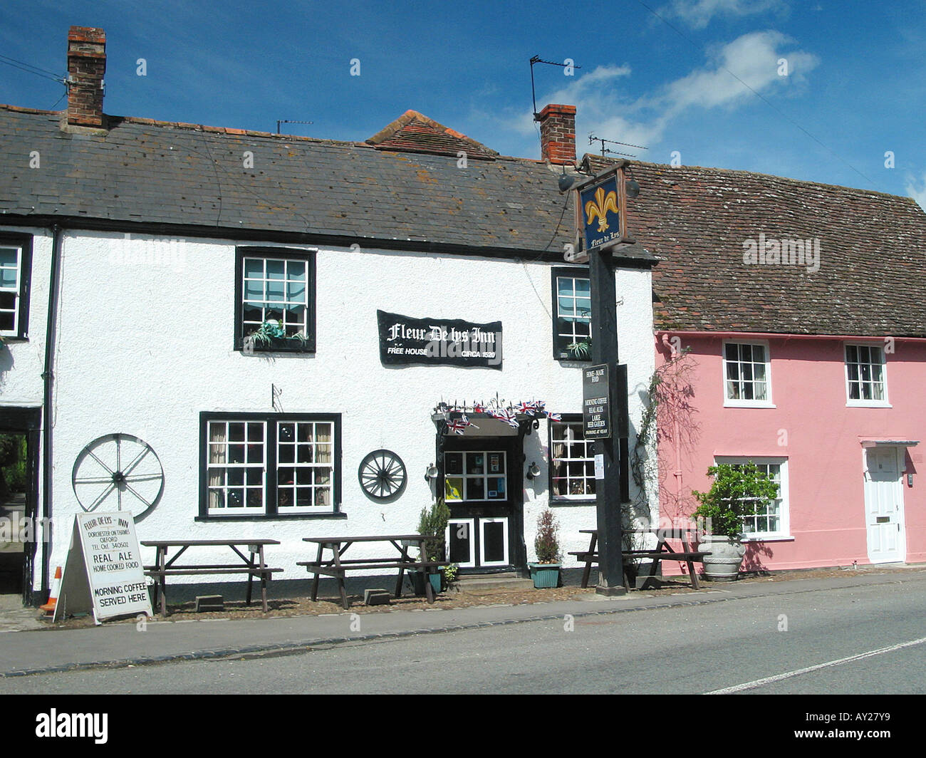 Pub in Dorchester Oxfordshire Foto Stock