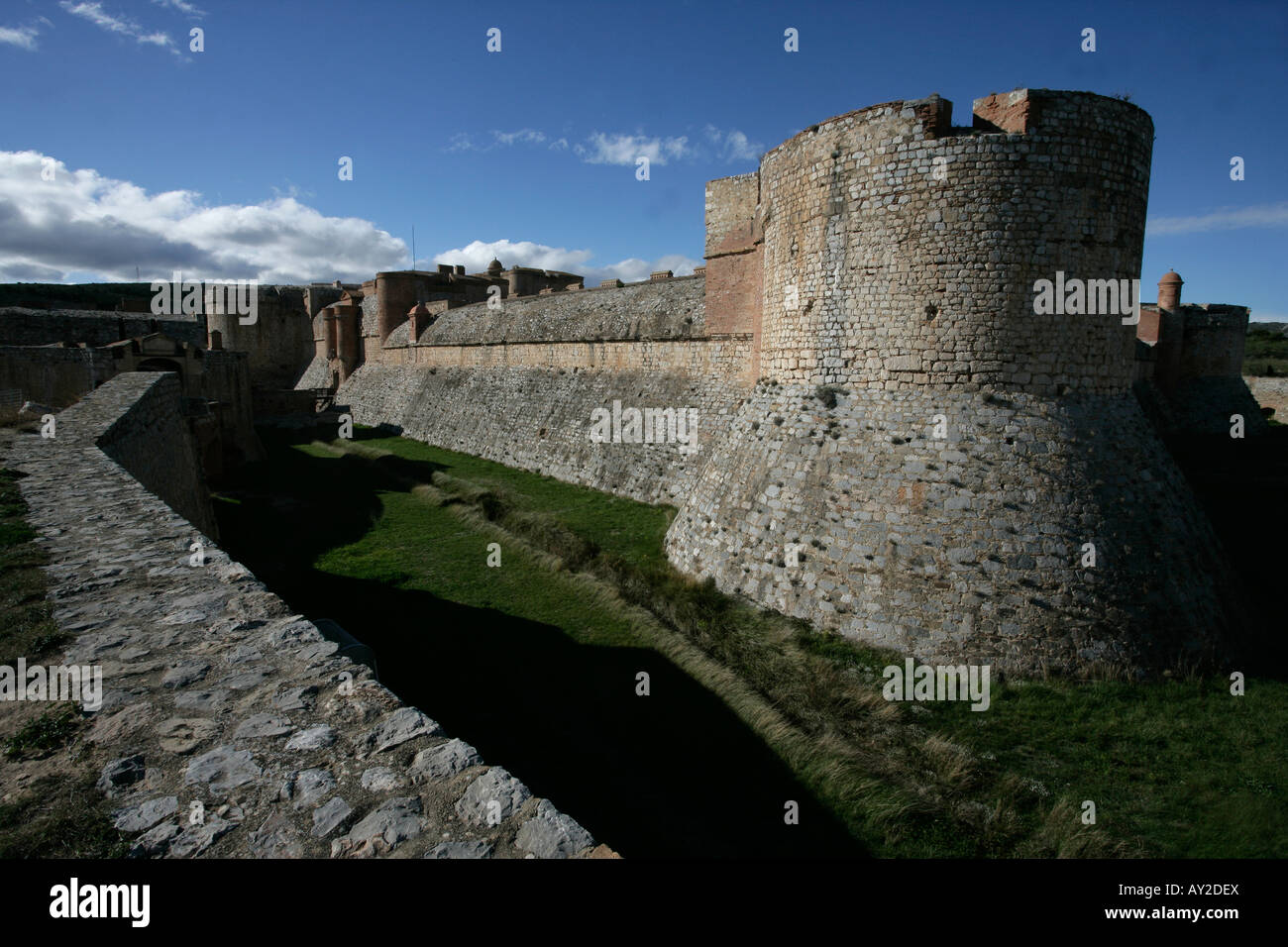 Fortezza de Salses a sud della Francia Foto Stock