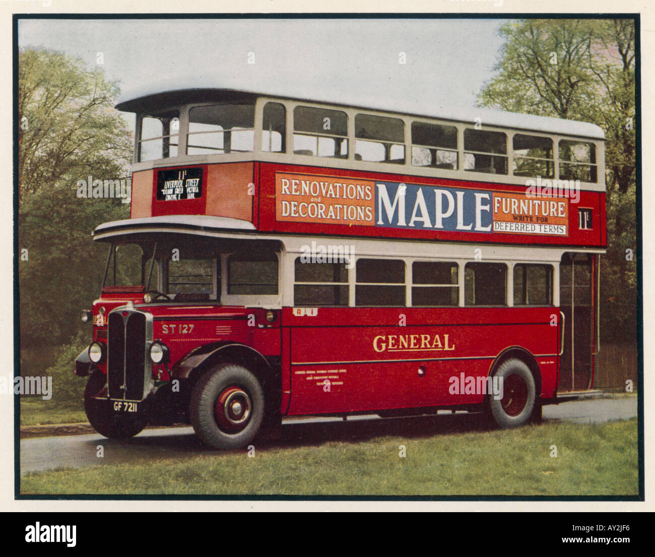 Motore Bus Foto Stock