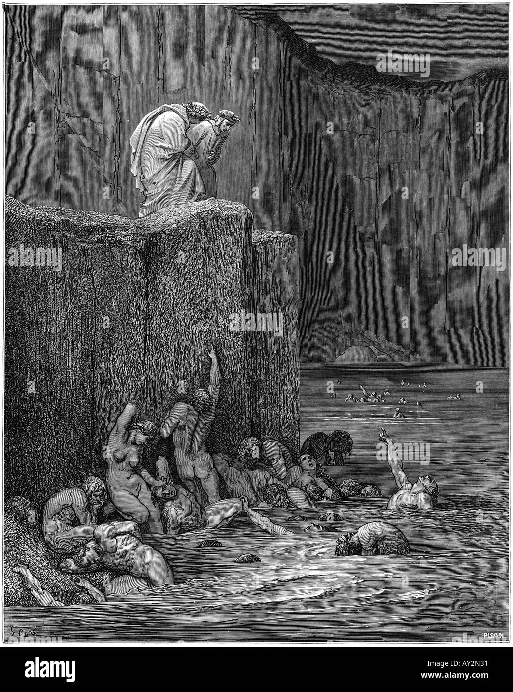 inferno-dante-foto-e-immagini-stock-in-bianco-e-nero-alamy