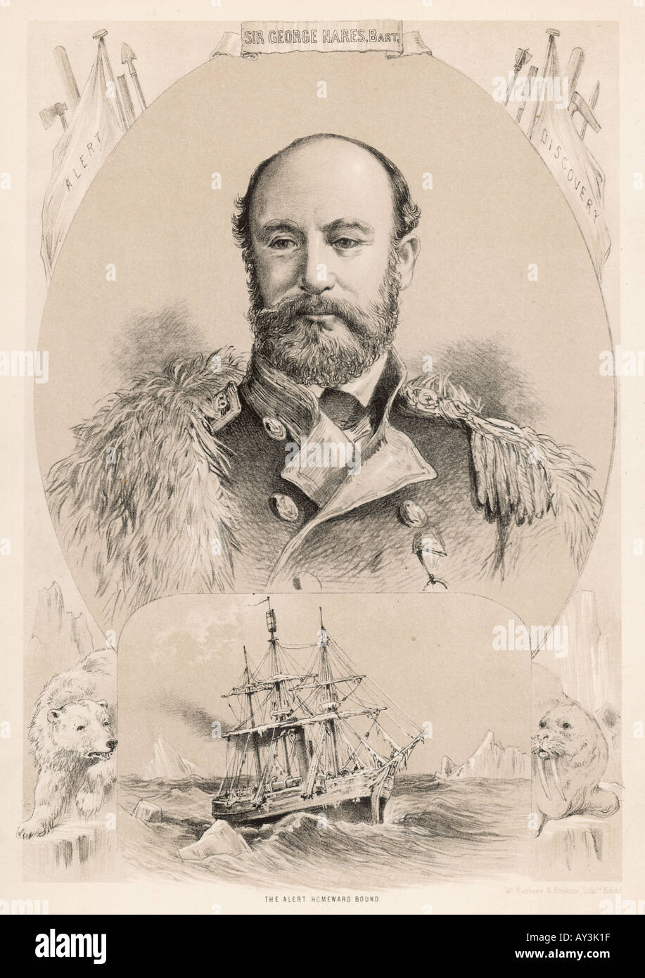 Sir George narici M Smith Foto Stock