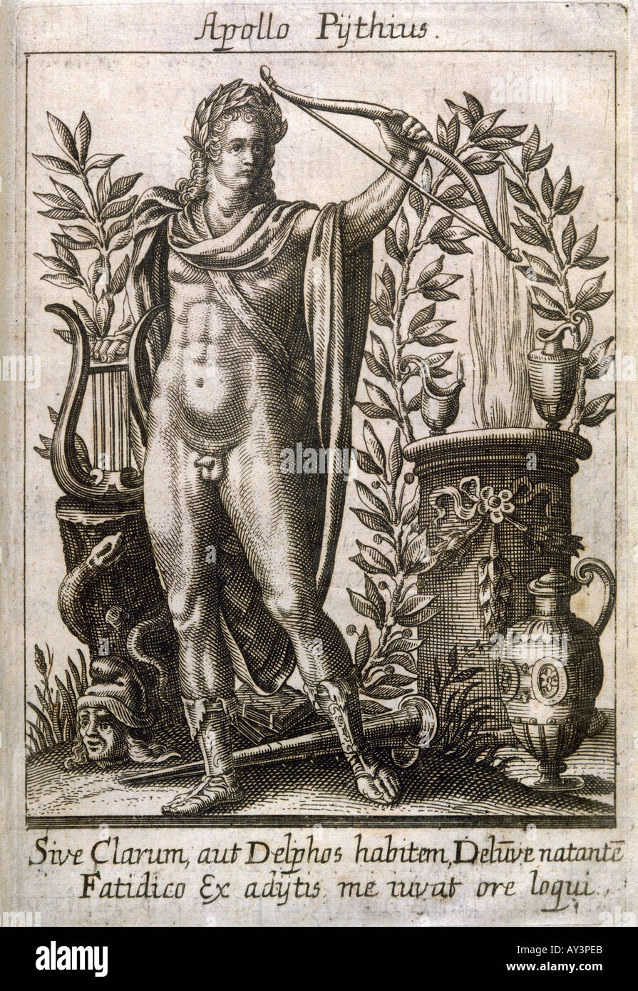 Apollo tiranno di Siracusa Foto Stock