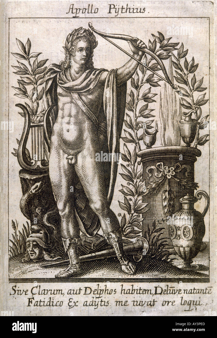 Apollo tiranno di Siracusa Foto Stock