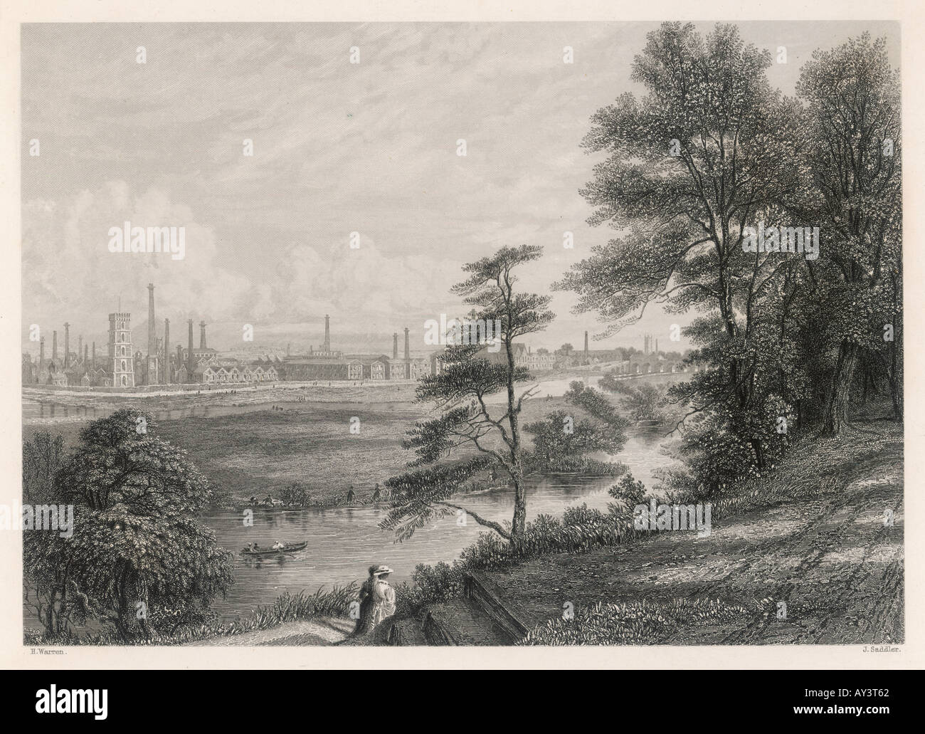 L'industria Burton On Trent Foto Stock