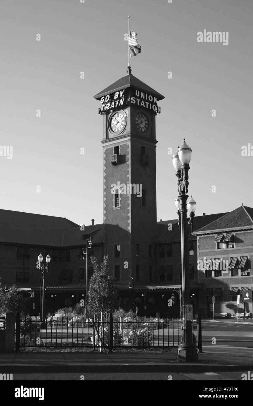La Union Station in Portland Oregon Foto Stock