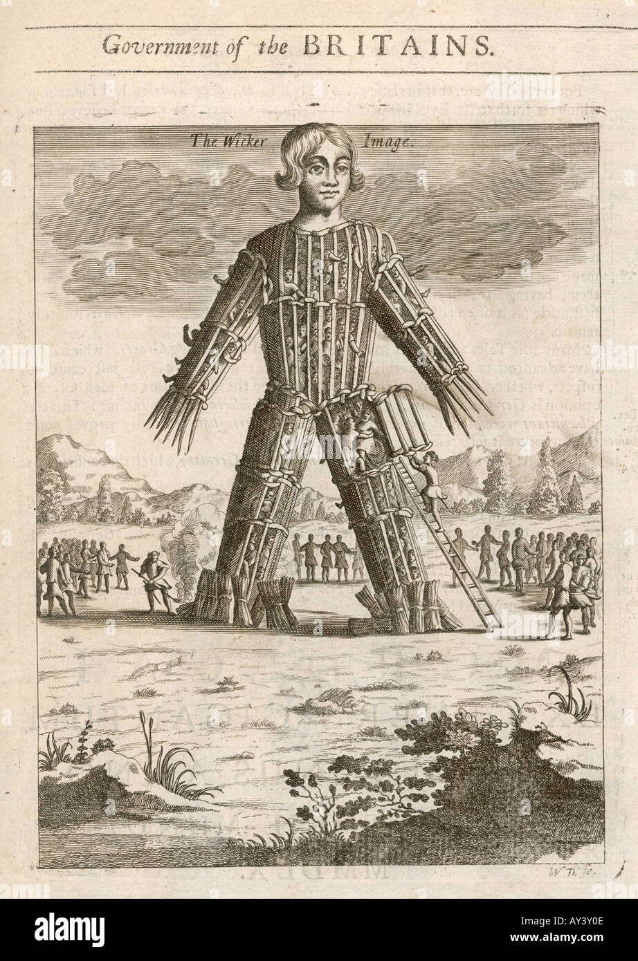 Wicker Man 1 Foto Stock