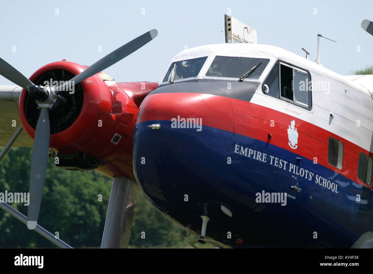 Empire pilota di prova Scuola Airshow di Cosford Foto Stock