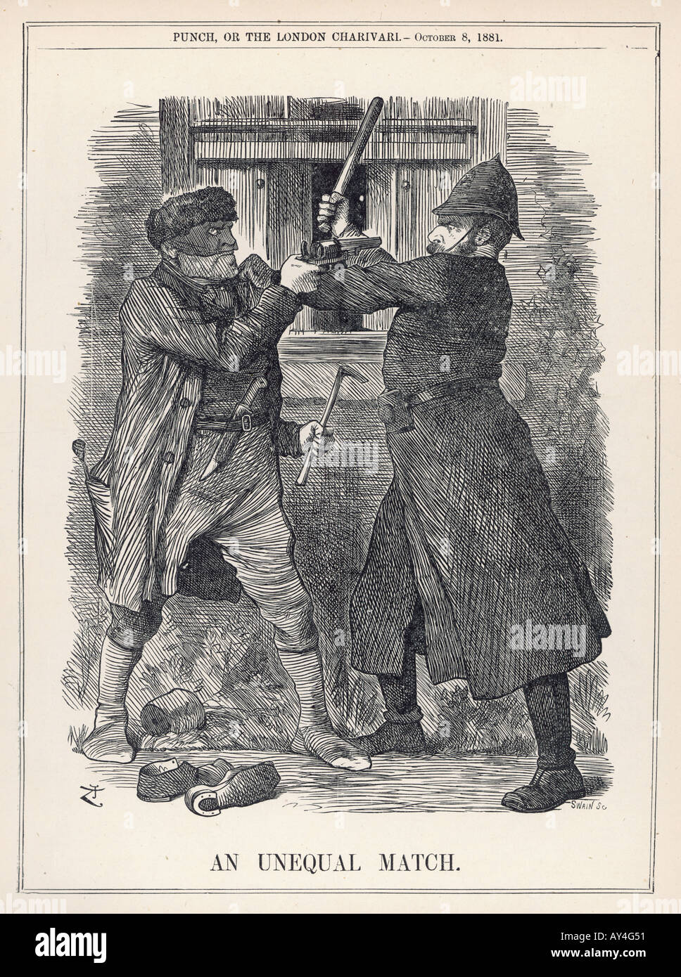 Nessuna corrispondenza per una pistola Foto Stock