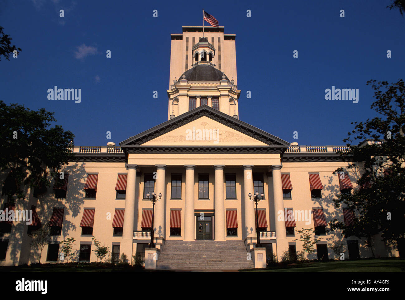 Florida tallahassee Old State Capitol Building casa di stato il Vecchio Campidoglio Florida State Capitol Foto Stock