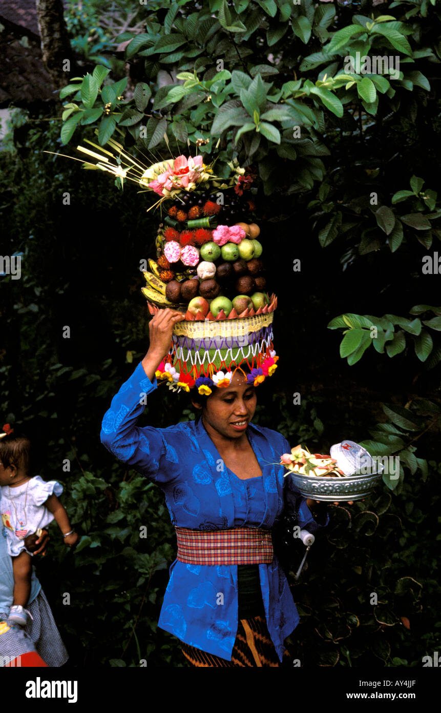 Donna indonesiana Bali Indonesia Asia Foto Stock