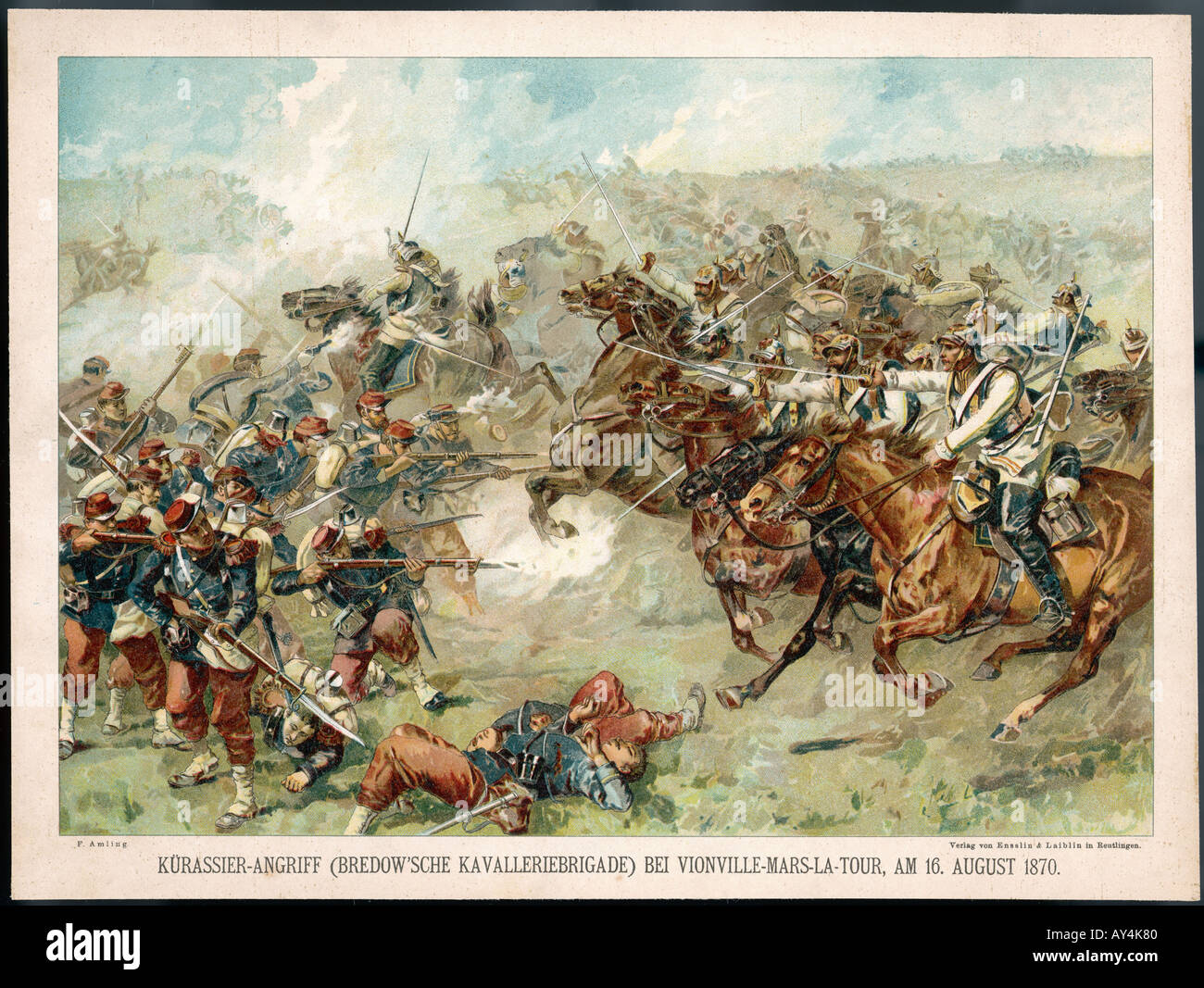 Franco Pruss Vionville Foto Stock