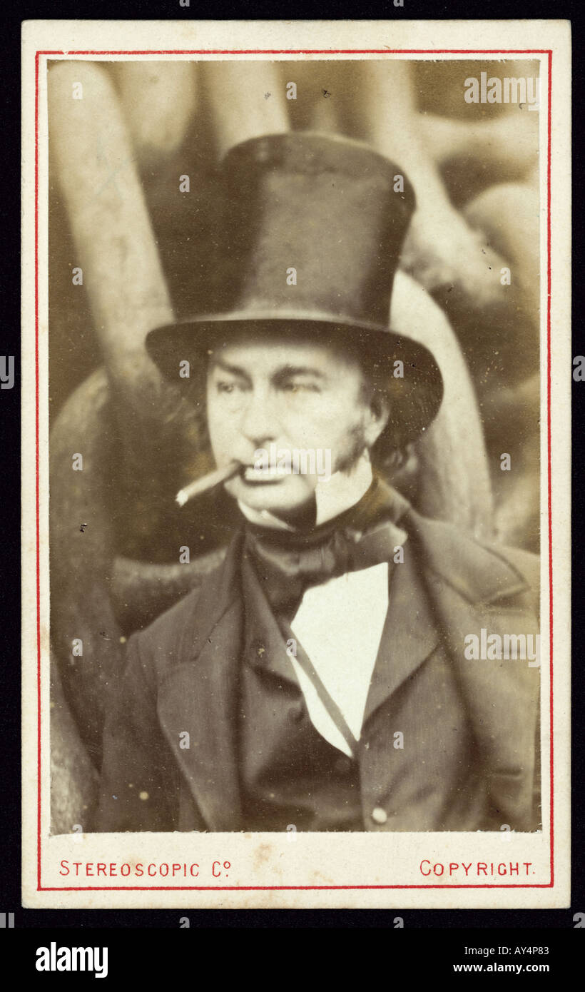 I K Brunel Cdv a catena Foto Stock