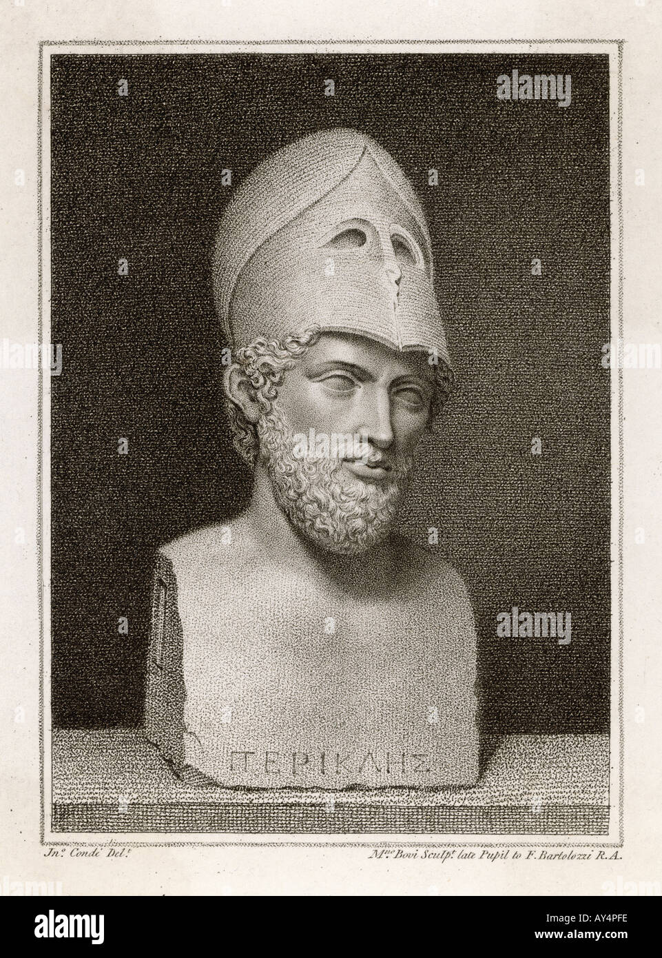 Pericle busto Bori Foto Stock