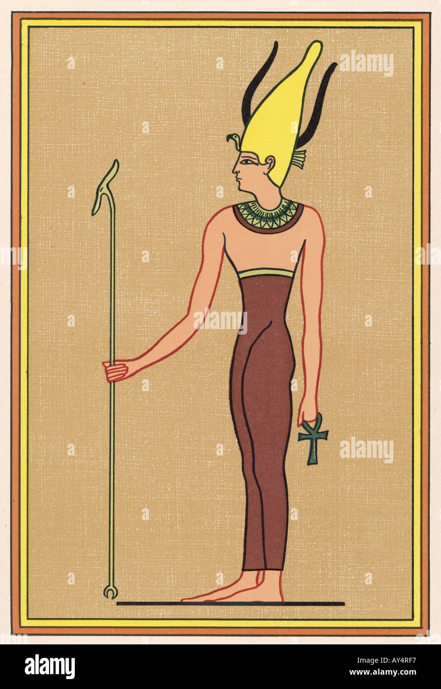 La religione Egitto Satis Foto Stock