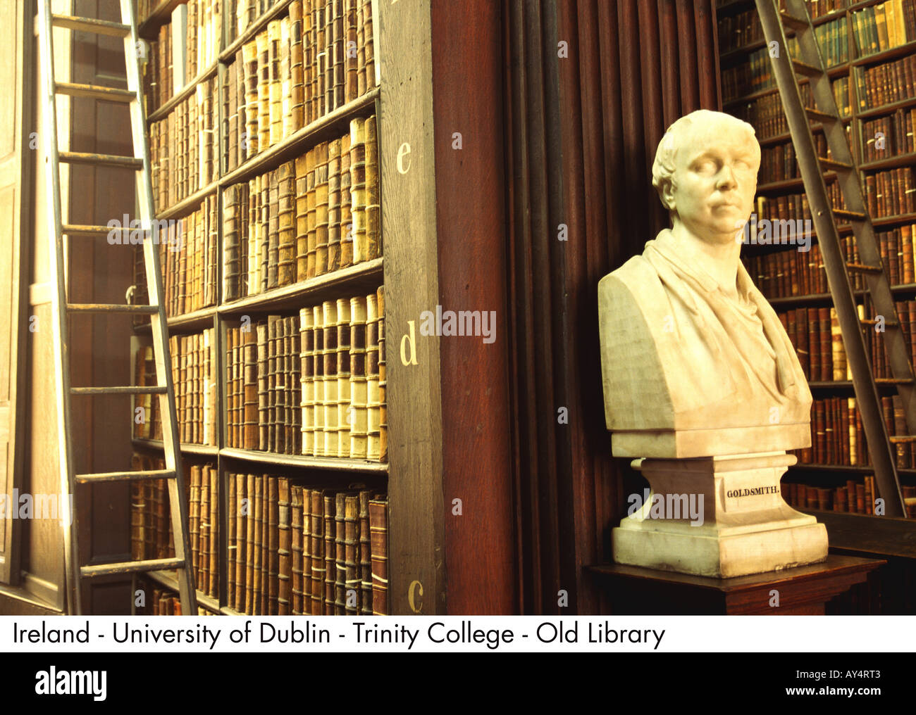 L'Irlanda Università di Dublino Trinity College vecchio Biblioteca Foto Stock