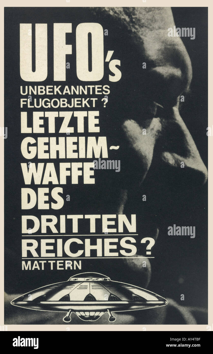 Ufo Libri Mattern Foto Stock
