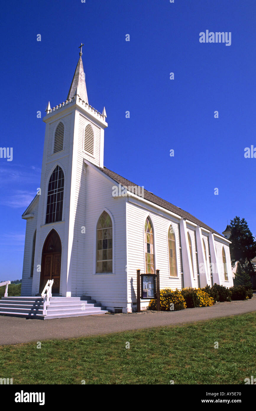 Santa Teresa di Avila Chiesa 1862 piccola cittadina di Bodega California Foto Stock