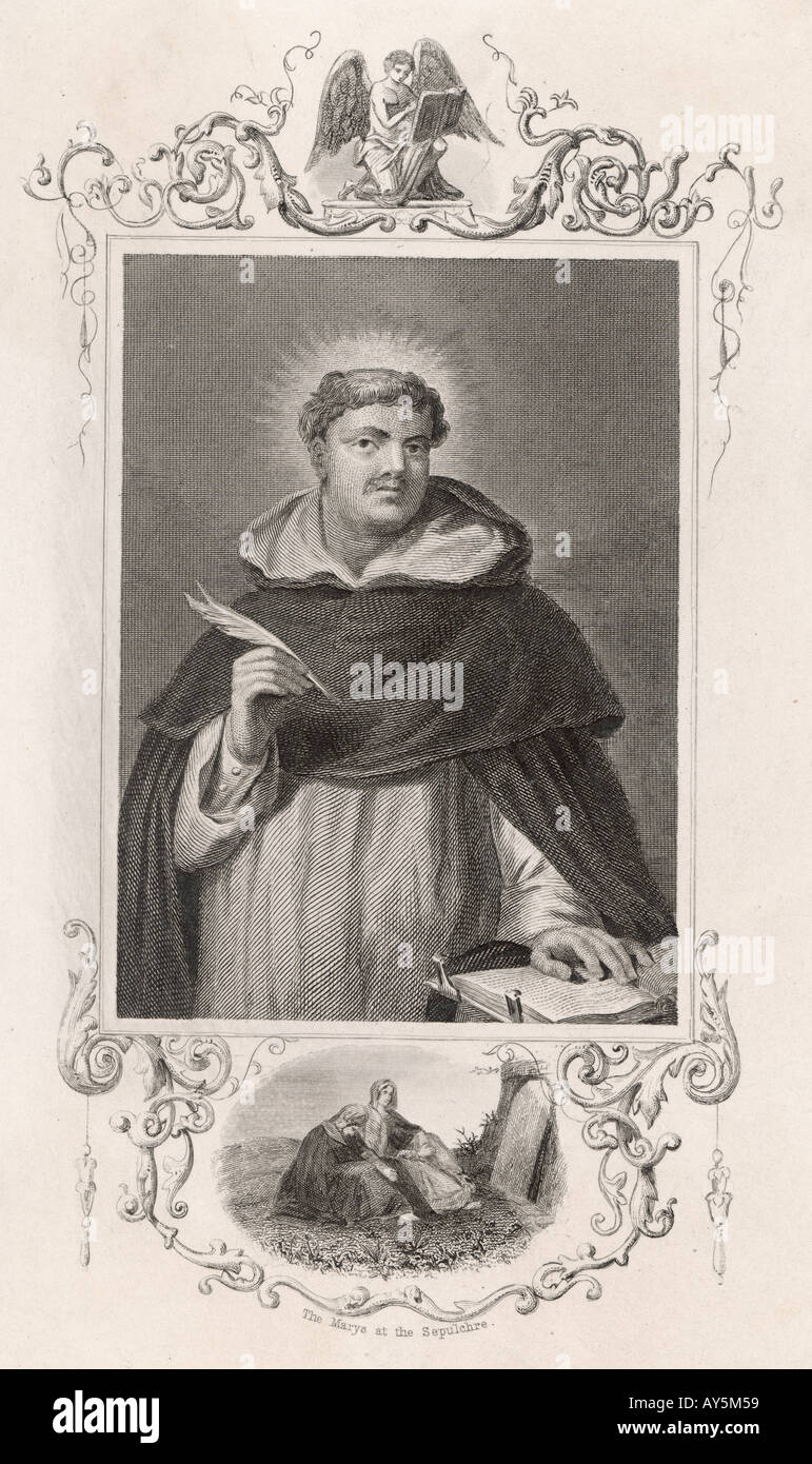 Tommaso d'Aquino Anon Foto Stock