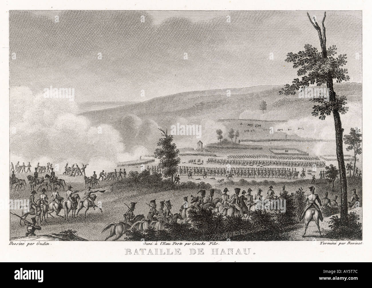 Battaglia di Hanau Foto Stock
