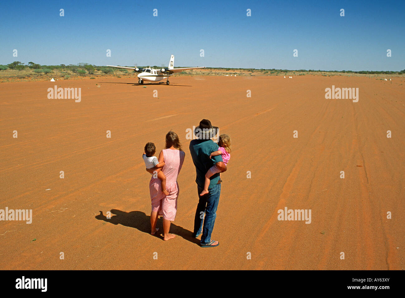In Australia i mondi più lunga di consegna postale service attraverso l'entroterra Foto Stock