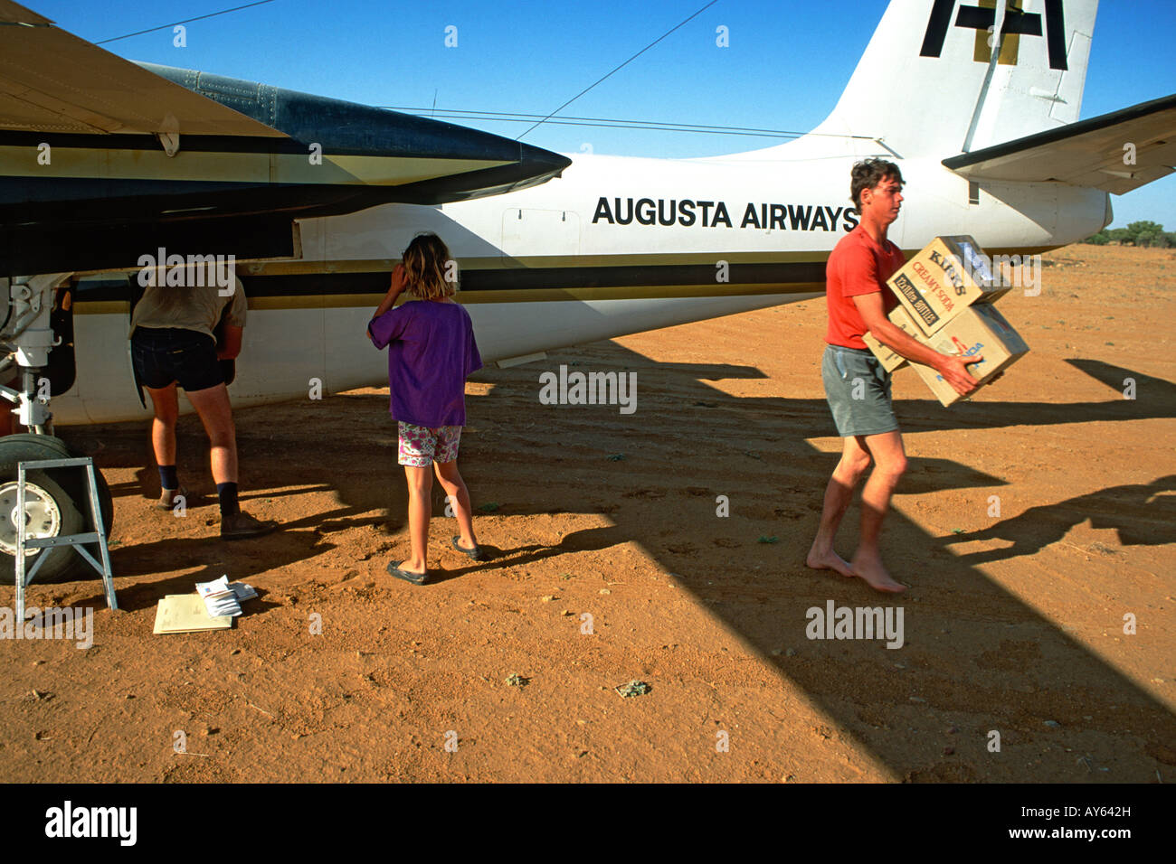 In Australia i mondi più lunga di consegna postale service attraverso l'entroterra Foto Stock