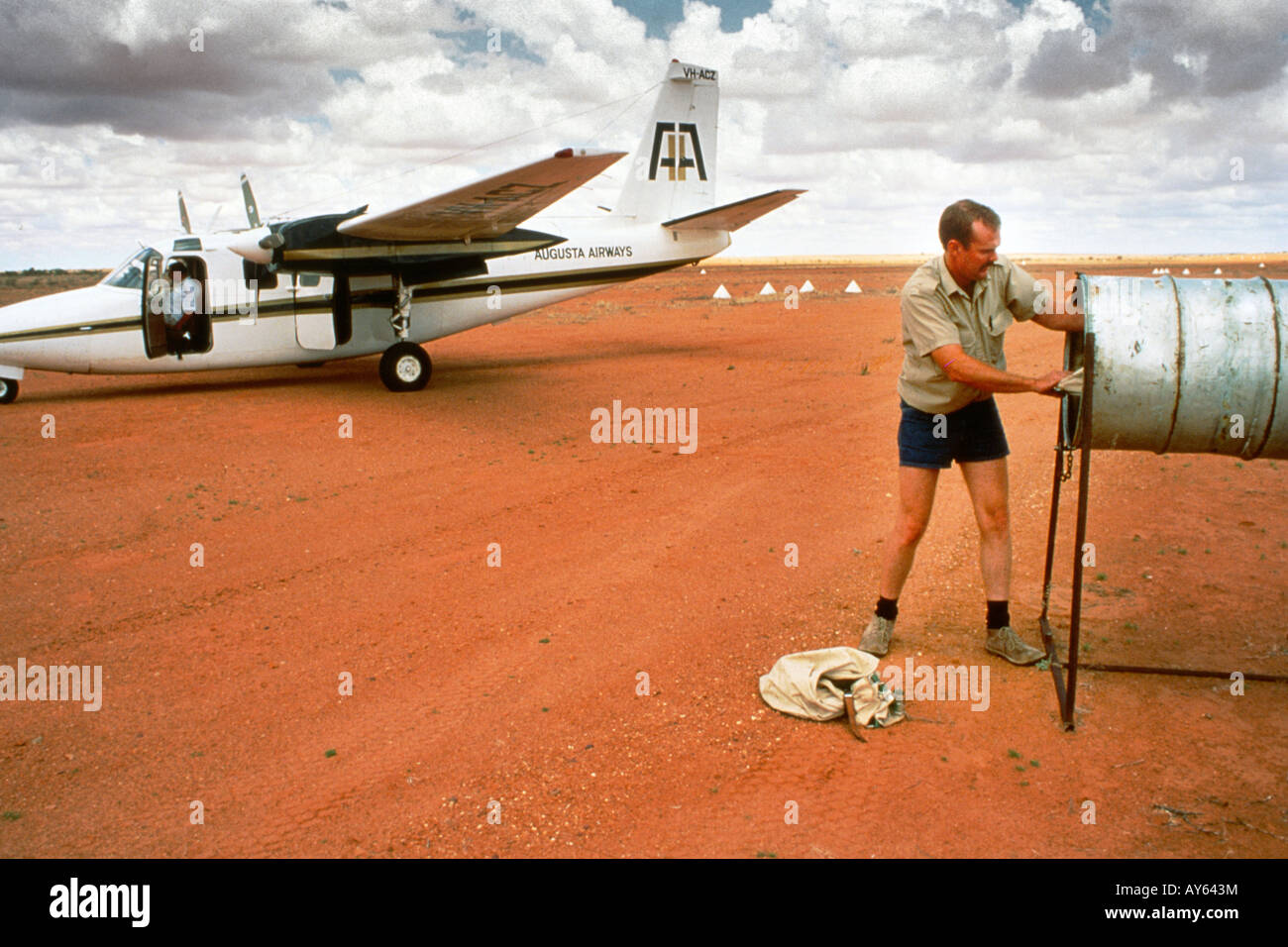In Australia i mondi più lunga di consegna postale service attraverso l'entroterra Foto Stock