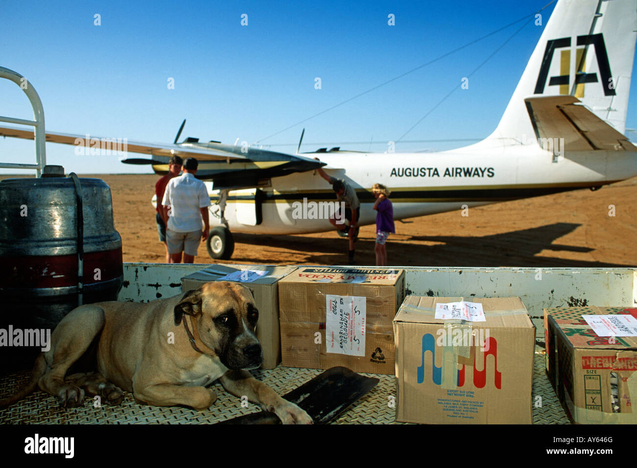 In Australia i mondi più lunga di consegna postale service attraverso l'entroterra Foto Stock