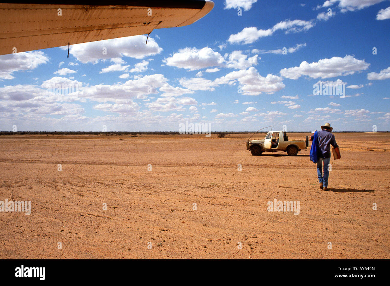 In Australia il mondo s più lunga di consegna postale service attraverso l'entroterra Foto Stock