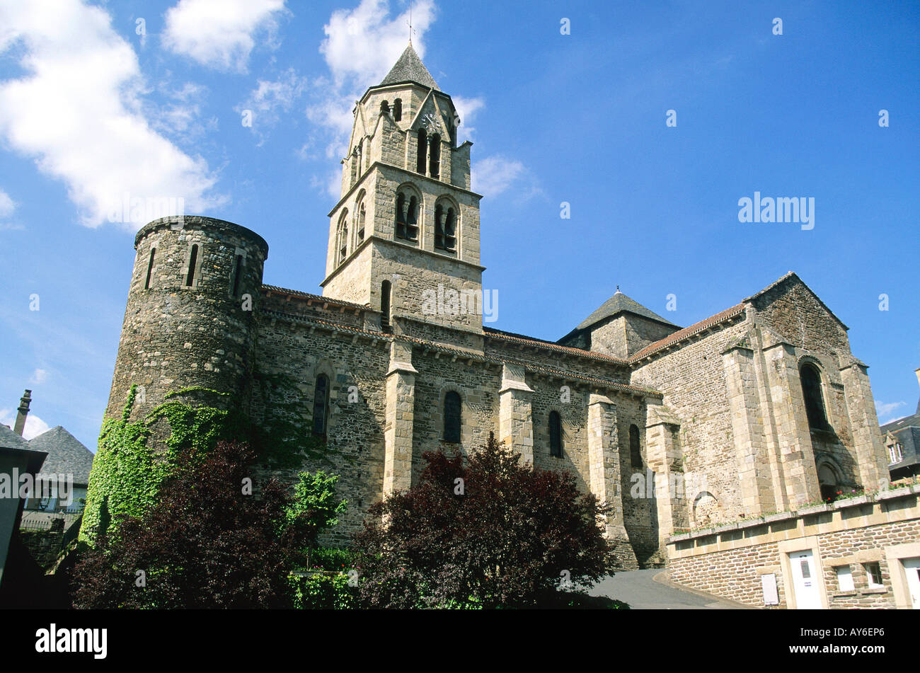 Limousin Correze Uzerche Abbaye Foto Stock