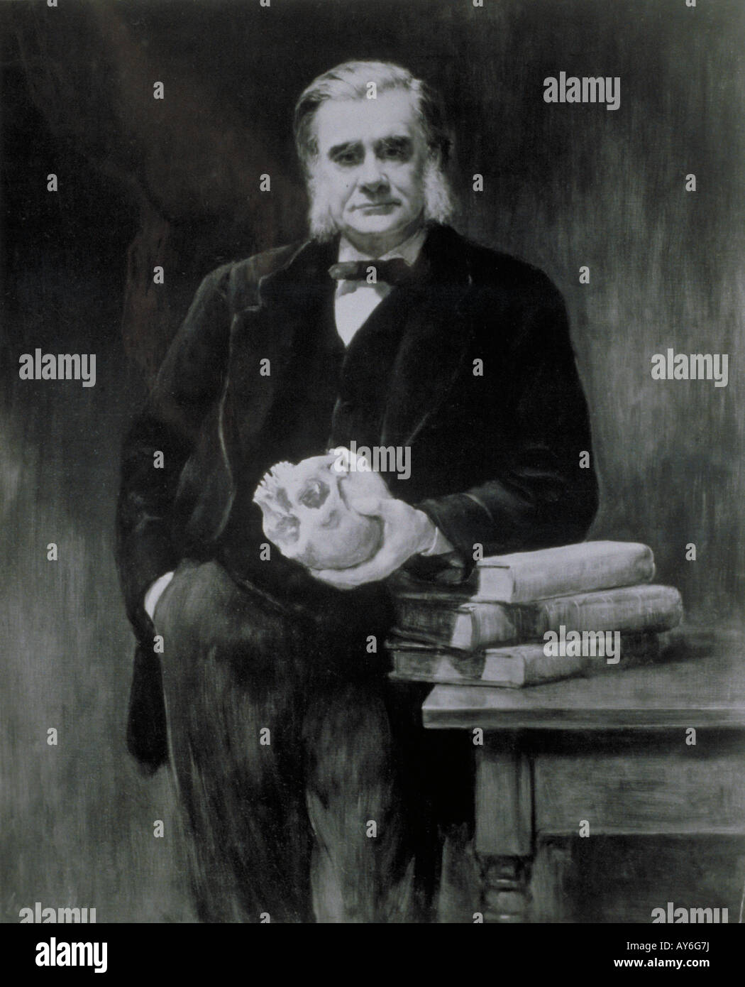 Thomas Henry Huxley era un naturalista britannico e biologo. Foto Stock