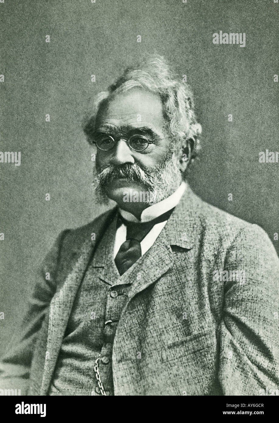 William Siemens, un tedesco inglese ingegnere elettrico. Foto Stock