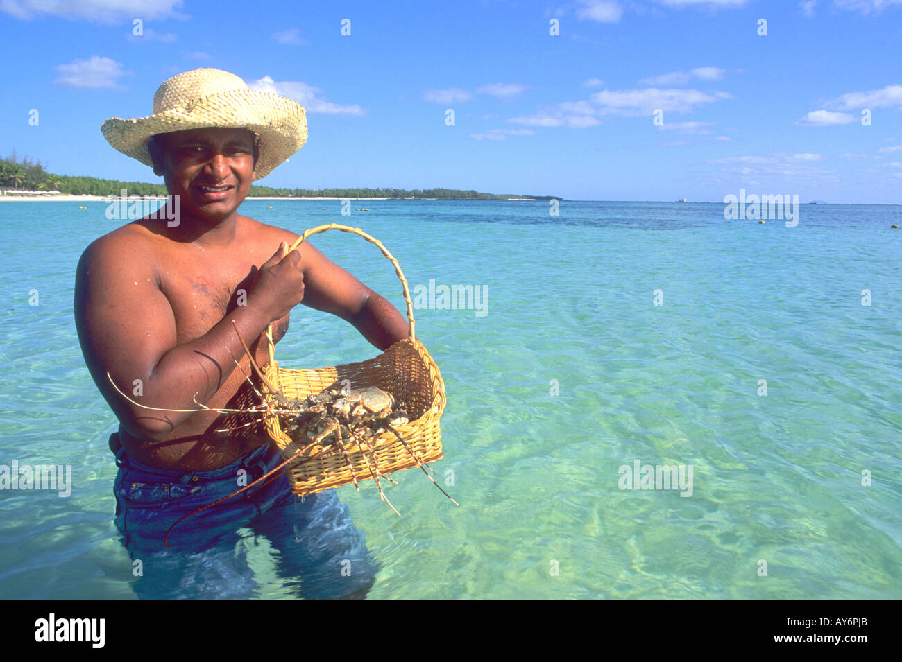 Regione Est, aragoste, fisherman Foto Stock