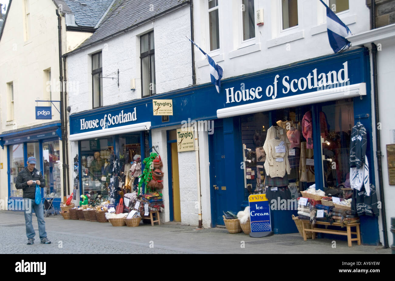 High Street, Fort William, Scozia Foto Stock