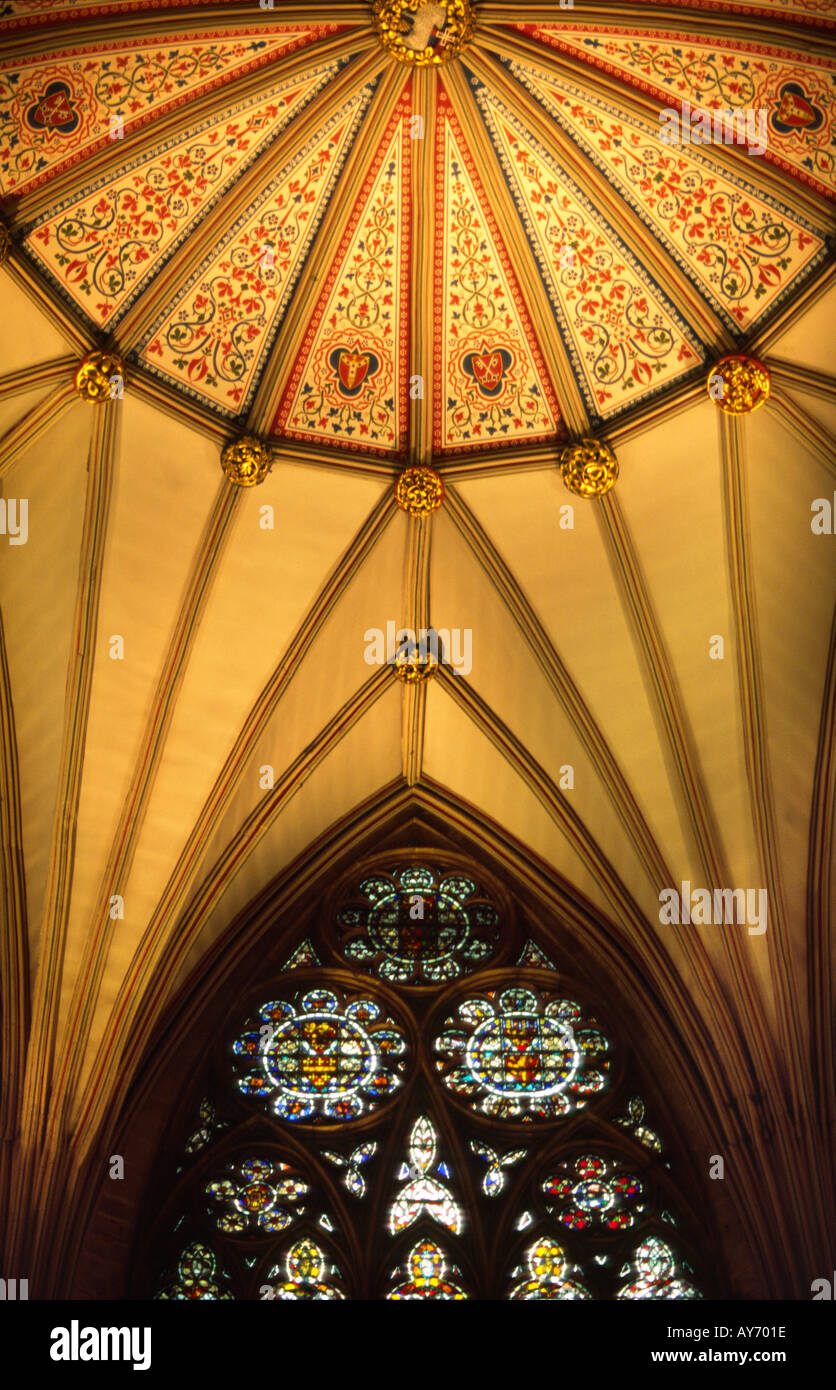 York Minster Cappella interno Foto Stock