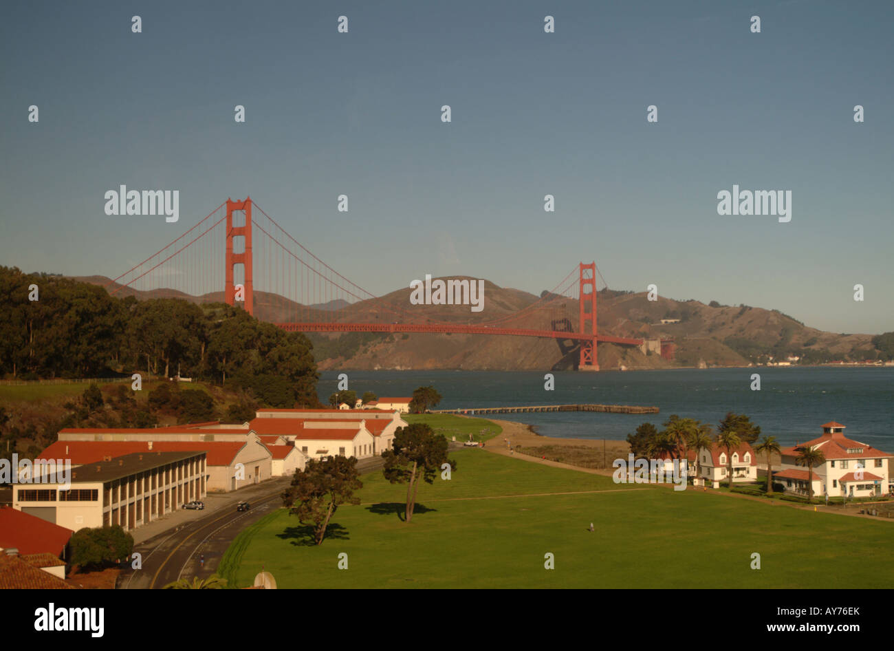 Golden Gate Bridge di San Francisco Stati Uniti d'America Foto Stock
