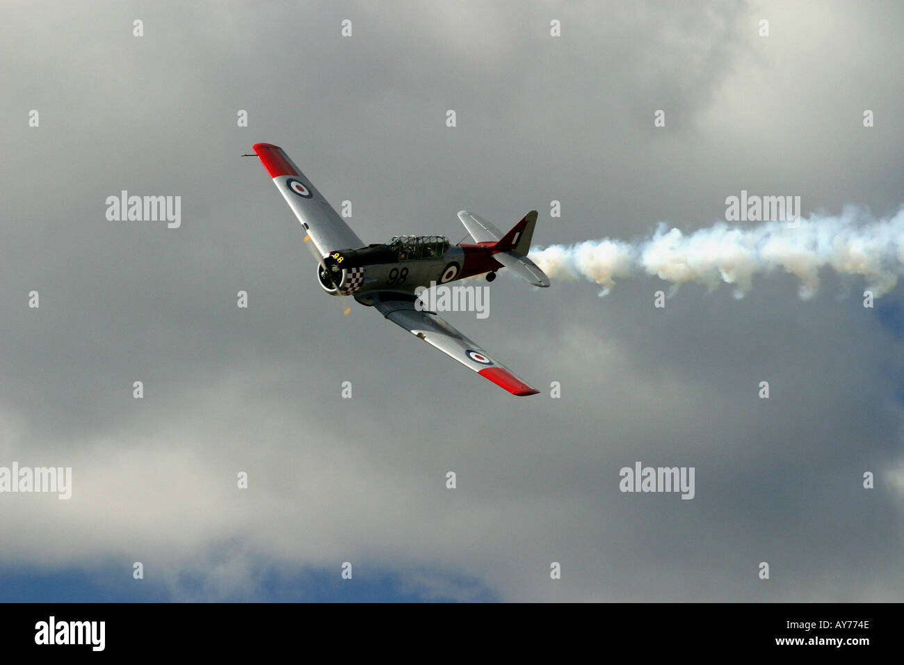 North American Harvard o T 6 texano o SNJ Foto Stock