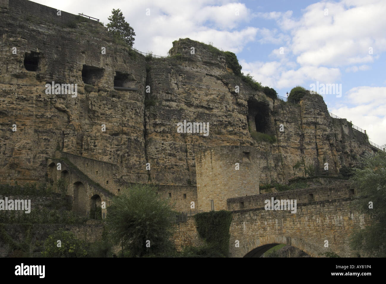 Bock Casemates nella città di Lussemburgo, Granducato del Lussemburgo Foto Stock