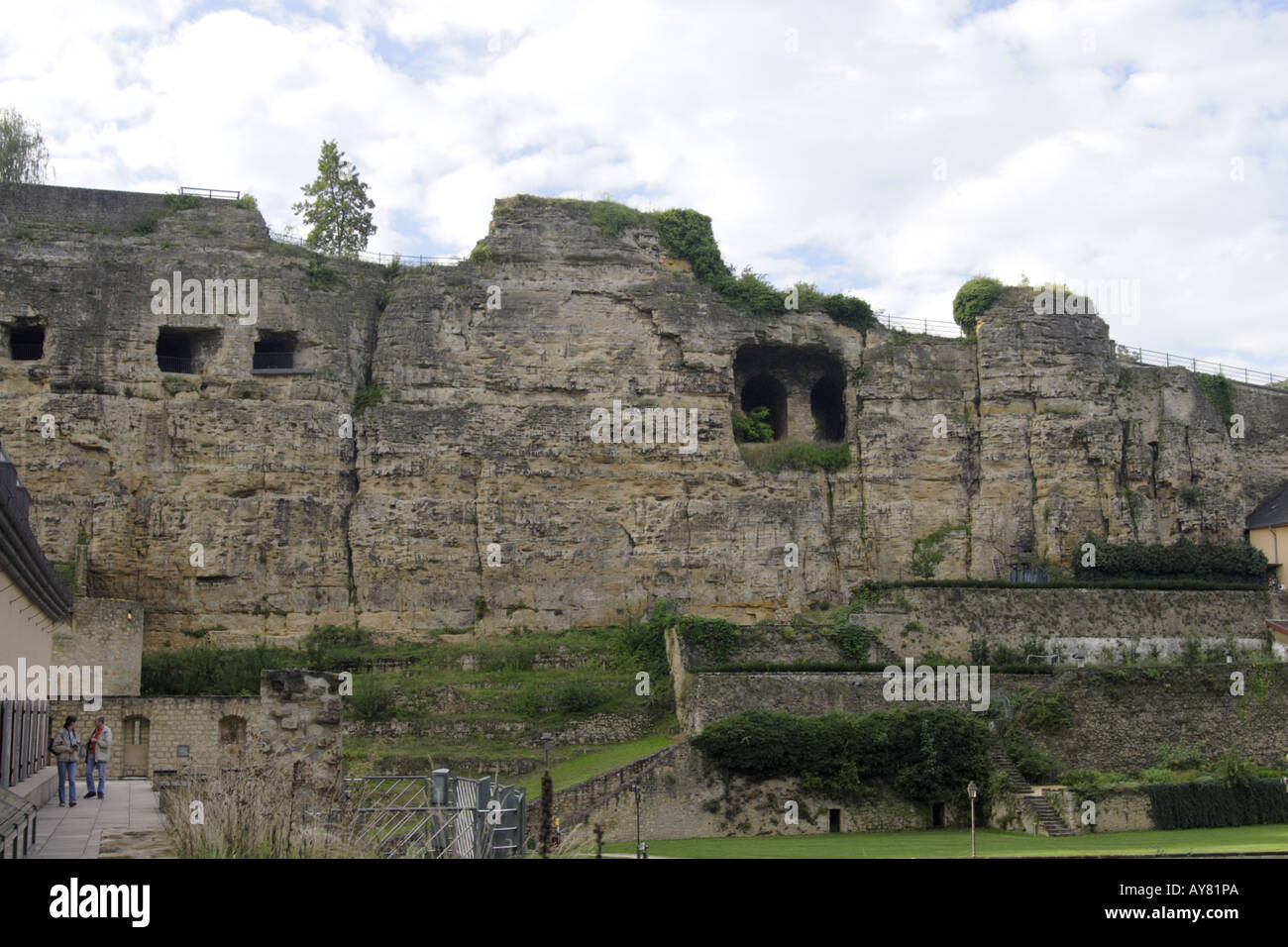 Bock Casemates nella città di Lussemburgo, Granducato del Lussemburgo Foto Stock