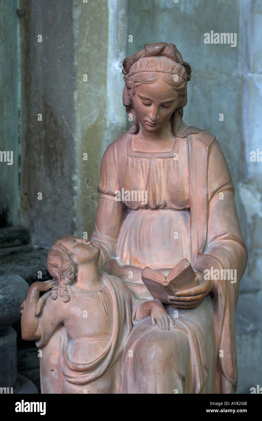 La Cattedrale di Salisbury, Wiltshire, dal 1220. Foto Stock